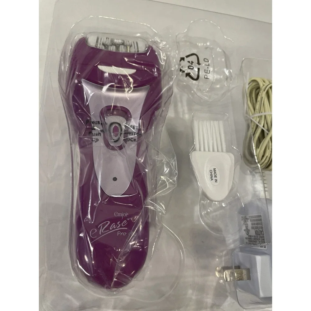 E Rase Pro E 60 Hair Epilator PURPLE / OPEN BOX